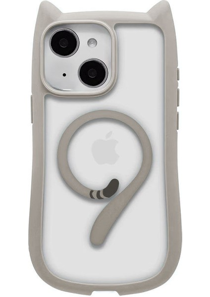 Apple iPhone 14 Plus Uyumlu Kılıf Zebana Magicat Silikon Kılıf (Kablosuz Şaj Destekli) Gri fiyatları