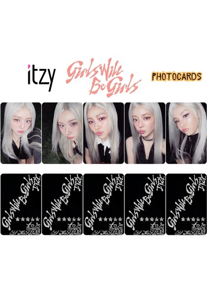 Itzy '' Girls Will Be Girls '' Box Ver. Photocards