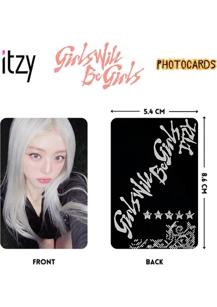 Itzy '' Girls Will Be Girls '' Box Ver. Photocards fiyatları