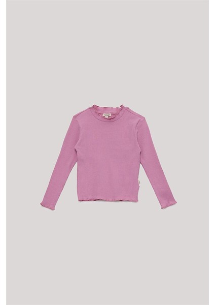 Basic Kız Çocuk Pembe T-Shirt