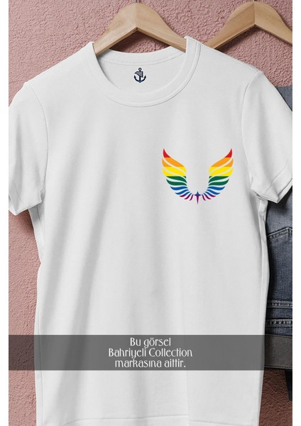 Oversize Wings Colors Cep Tasarımlı T-Shirt fırsatları