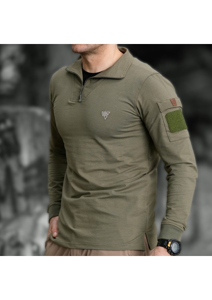 Wolftrap Iraz Balıkçı Yaka Uzun Kollu Taktik T-Shirt Haki fiyatları