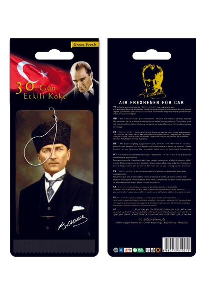 Bymeyla Mareşal Mustafa Kemal Atatürk Görselli Oto Kokusu ve Torpido Aksesuarı fiyatları