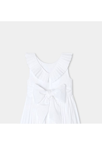 Kız Çocuk Pileli Haute Couture Elbise