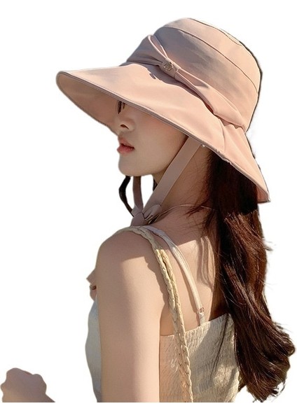 Yeni Açık Hava Moda Güneşlik Güneş Koruması Tüm Maç Büyük Siperlik Seyahat Küçük Yüz Hafif Lüks Üst Düzey Balıkçı Şapkası Kadın Yaz (Yurt Dışından)