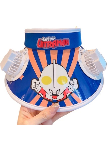 Fan Şapka Çocuk Yaz Dış Mekan Uv Koruma Güneşlik Büyük Siperlik Güneş Şapkası (Yurt Dışından)