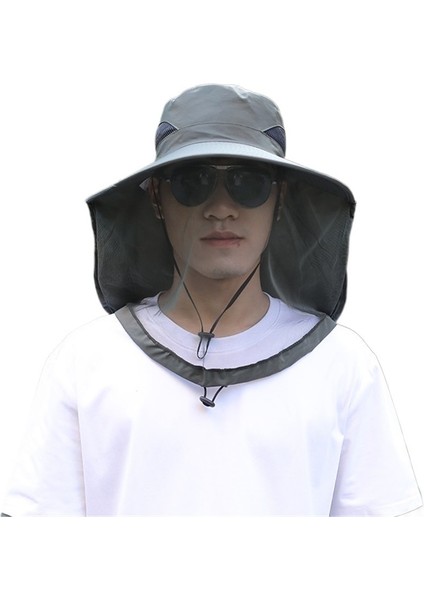 Örgü Maske Koruyucu Şapka Açık Hava Eğlence Balıkçı Şapkası Arıcılık Güneş Şapkası Yaz Nefes Alabilen Sivrisinek ve Böcek Önleyici Balıkçı Şapkası [iki Set] (Yurt Dışından)