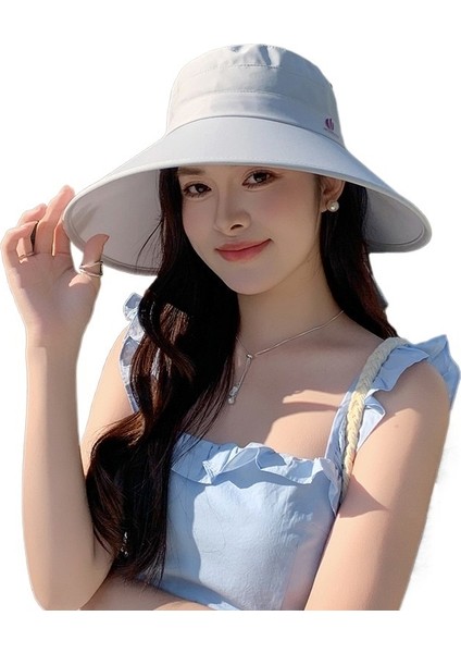 Kadınlar Için Balıkçı Şapkası, Yazlık Açık Hava Büyük Siperlikli Güneş Şapkası, Üst Düzey Yüz Gösteren Küçük Yetişkin Güneş Koruması Seyahat Için Tüm Maçlar (Yurt Dışından)