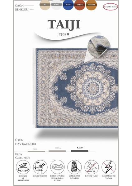 Klasik Salon Halısı Taıjı TJ02B