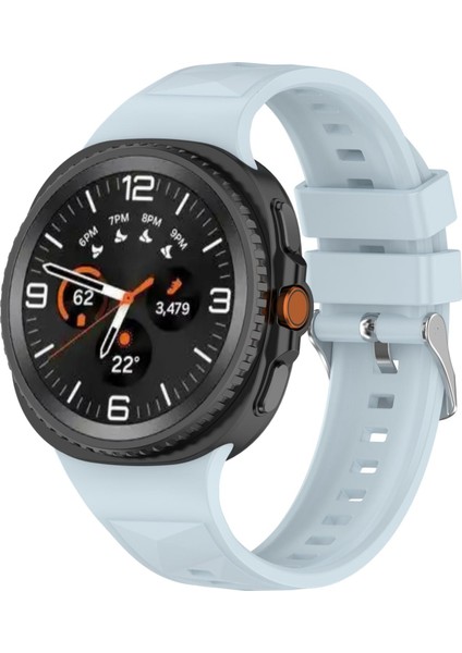 Zhstore-Samsung Galaxy Watch 8 40 / 44MM Için Silikon Saat Kayışı (Yurt Dışından)