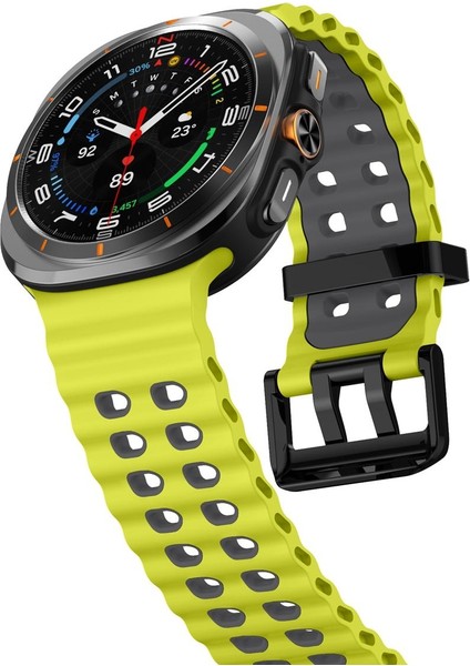 Zhstore-Samsung Galaxy Watch Ultra 47MM Için Silikon Saat Kayışı (Yurt Dışından) fırsatları