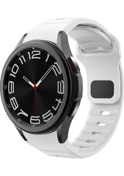 Zhstore-Samsung Galaxy Watch 7 / 6 / 5 / 4 Için Silikon Saat Kayışı (Yurt Dışından)