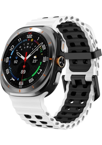 Zhstore-Samsung Galaxy Watch Ultra 47MM Için Silikon Saat Kayışı (Yurt Dışından)