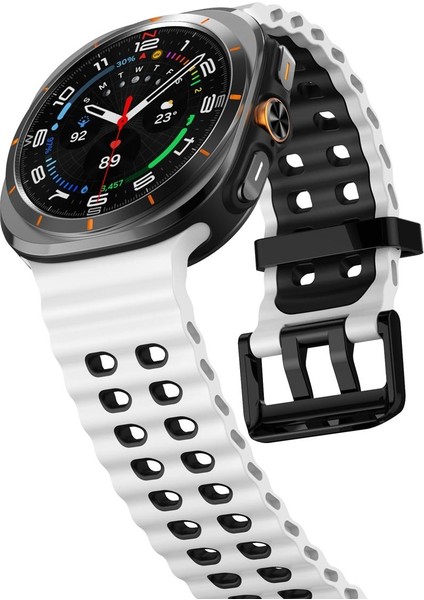 Zhstore-Samsung Galaxy Watch Ultra 47MM Için Silikon Saat Kayışı (Yurt Dışından) fırsatları