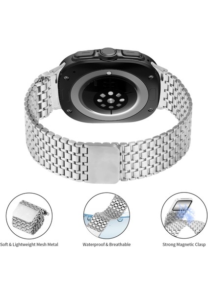 Zhstore-Samsung Galaxy Watch Ultra 47MM Için Manyetik Ste Kayış (Yurt Dışından) fırsatları