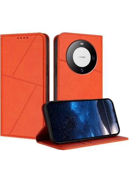 Kart Yuvaları ve Kickstand Darbeye Dayanıklı Kapak ile Huawei Mate 60 Pro Için Kılıf (Yurt Dışından)