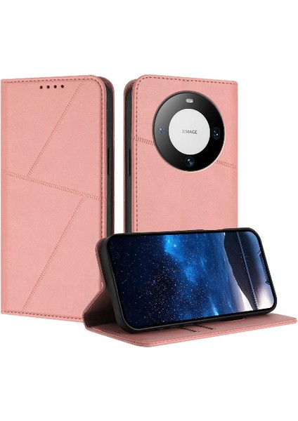 Kart Yuvaları ve Kickstand ile Huawei Mate 60 Darbeye Dayanıklı Kapak Için Kılıf (Yurt Dışından)