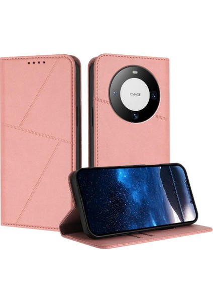 Kart Yuvaları ve Kickstand Darbeye Dayanıklı Kapak ile Huawei Mate 60 Pro Için Kılıf (Yurt Dışından)