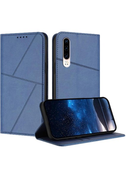 Huawei P30 Anti-Parmak Izi Mat Doku Darbeye Dayanıklı Kapak Için Kılıf (Yurt Dışından)