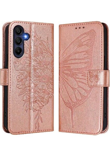 Samsung Galaxy A17 Için Kılıf Manyetik Premium Deri Kapak Çevirin Kabartma (Yurt Dışından) fırsatları