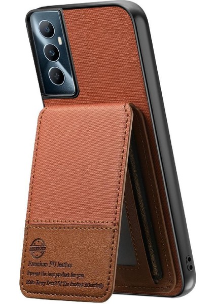 Realme C65 4g Darbeye Dayanıklı Cüzdan Rfıd Engelleme Deri Çanta Için Kılıf (Yurt Dışından) indirimleri