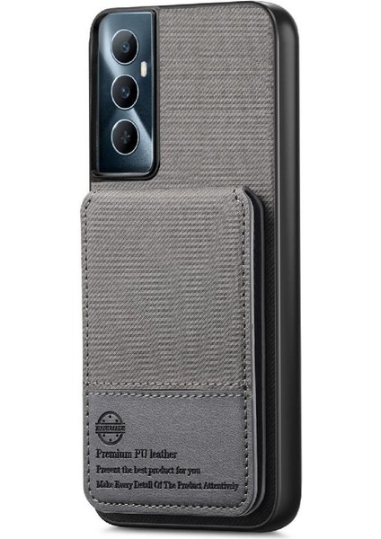 Realme C65 4g Darbeye Dayanıklı Cüzdan Rfıd Engelleme Deri Çanta Için Kılıf (Yurt Dışından) modelleri
