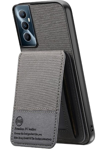 Realme C65 4g Darbeye Dayanıklı Cüzdan Rfıd Engelleme Deri Çanta Için Kılıf (Yurt Dışından) indirimleri