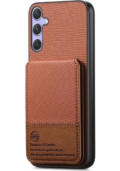 Samsung Galaxy S25 Rfıd Engelleme Darbeye Deri Çanta Cüzdan Için Kılıf (Yurt Dışından)