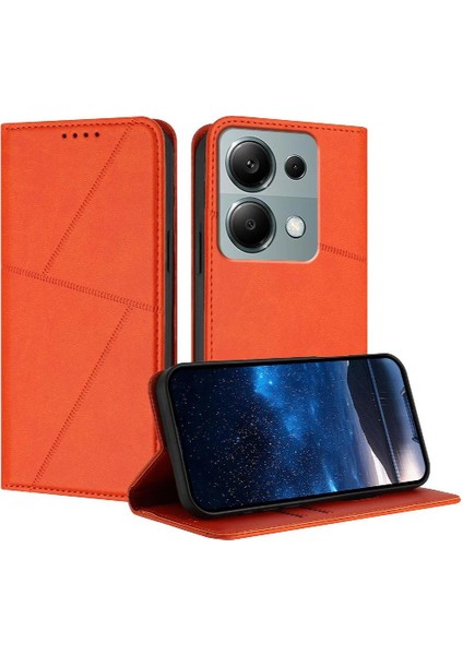 Kart Yuvaları ve Kickstand Mat ile Xiaomi Redmi Note 13 Pro 4g Için Kılıf (Yurt Dışından)
