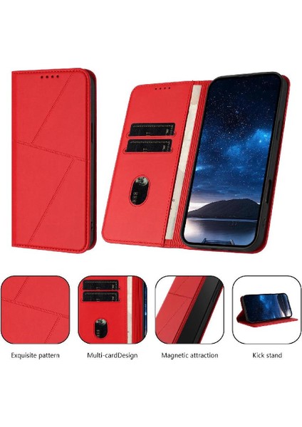 Kart Yuvaları ve Kickstand Mat ile Xiaomi Redmi Note 13 Pro 4g Için Kılıf (Yurt Dışından) fiyatları