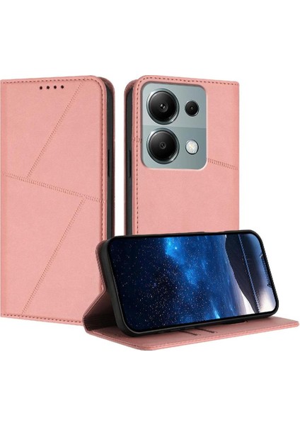 Kart Yuvaları ve Kickstand Mat ile Xiaomi Redmi Note 13 Pro 4g Için Kılıf (Yurt Dışından)