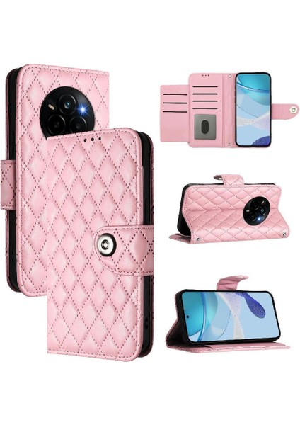 Realme 14 Pro 5g Bilek Şerit Cüzdan Kapak Için Kılıf Darbeye Şık Kart (Yurt Dışından)