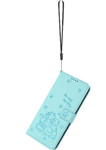 Realme 14 5g Için Flip Case Pu Deri Deri Cüzdan Sevimli Kedi Kart Tutucu (Yurt Dışından)