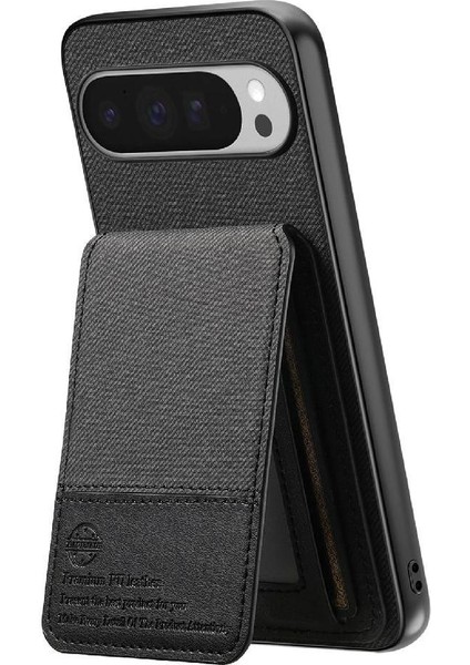 Google Pixel 9 Pro Xl Cüzdan Rfıd Engelleme Darbeye Dayanıklı Deri Için Kılıf (Yurt Dışından)
