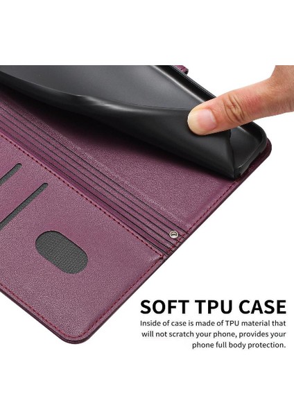 Sony Xperia 1 Vıı Için Flip Case Pu Deri Sevimli Kedi Kart Tutucu Kickstand (Yurt Dışından)