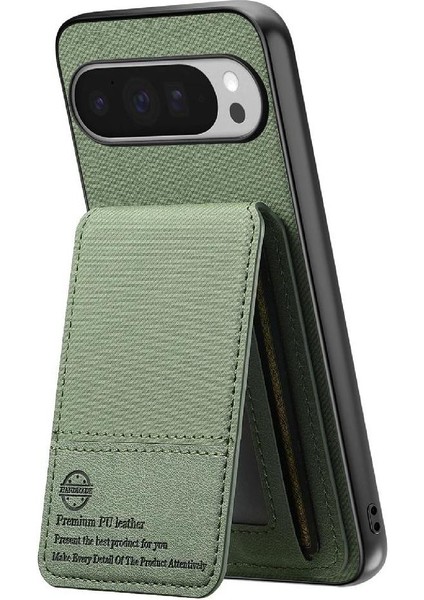 Google Pixel 9 Pro Xl Cüzdan Rfıd Engelleme Darbeye Dayanıklı Deri Için Kılıf (Yurt Dışından)