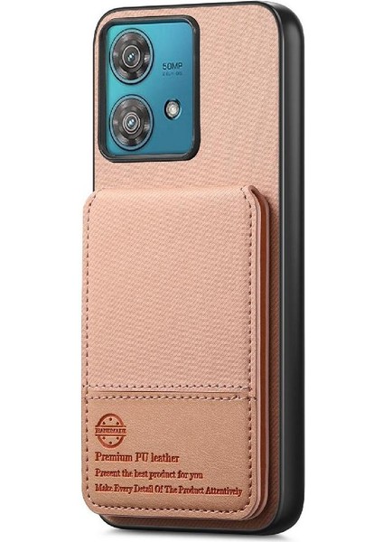 Motorola Edge 40 Neo Deri Çanta Darbeye Dayanıklı Rfıd Engelleme Cüzdan Için Kılıf (Yurt Dışından) modelleri