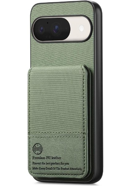 Google Pixel 9 Deri Çanta Darbeye Dayanıklı Rfıd Engelleme Cüzdan Için Kılıf (Yurt Dışından)