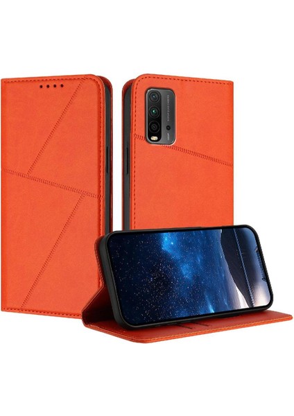 Kart Yuvaları ve Kickstand ile Xiaomi Redmi 9t Darbeye Dayanıklı Kapak Için Kılıf (Yurt Dışından)