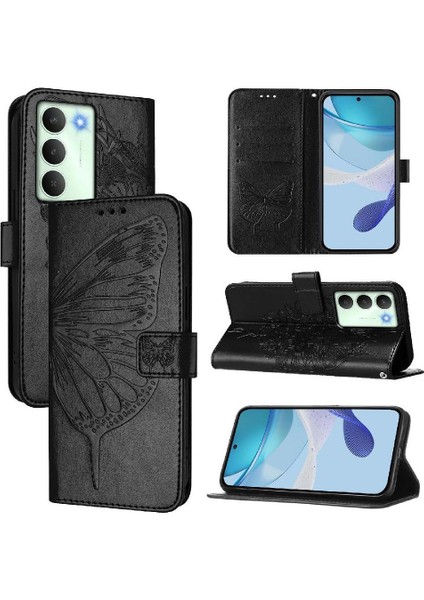 Realme Için Kılıf Realflip Kapak Kabartma Kelebek Premium Deri Manyetik (Yurt Dışından) indirimleri