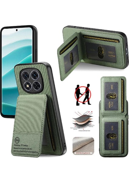 Xiaomi Redmi Note 14 Pro Plus 5g Deri Çanta Darbeye Dayanıklı Cüzdan Için Kılıf (Yurt Dışından)