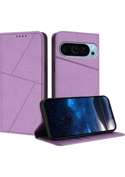 Kart Yuvaları ve Mat ile Google Pixel 9 Pro Xl Darbeye Dayanıklı Kapak Için Kılıf (Yurt Dışından)