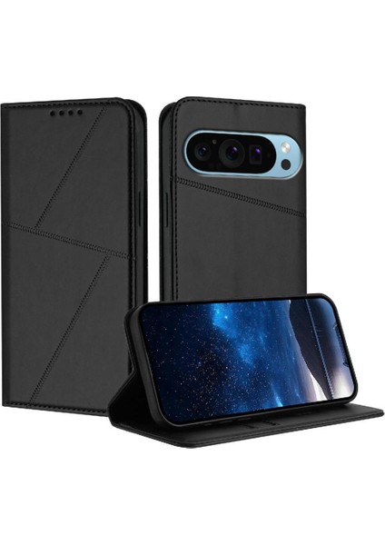 Kart Yuvaları ve Mat ile Google Pixel 9 Pro Xl Darbeye Dayanıklı Kapak Için Kılıf (Yurt Dışından)