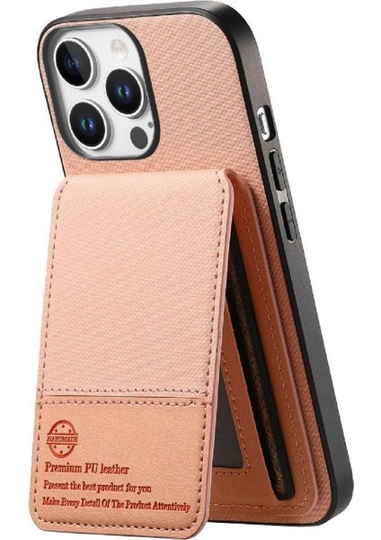 IPhone 15 Pro Max Kılıf Rfıd Engelleme Deri Çanta Cüzdan ile Uyumlu (Yurt Dışından)