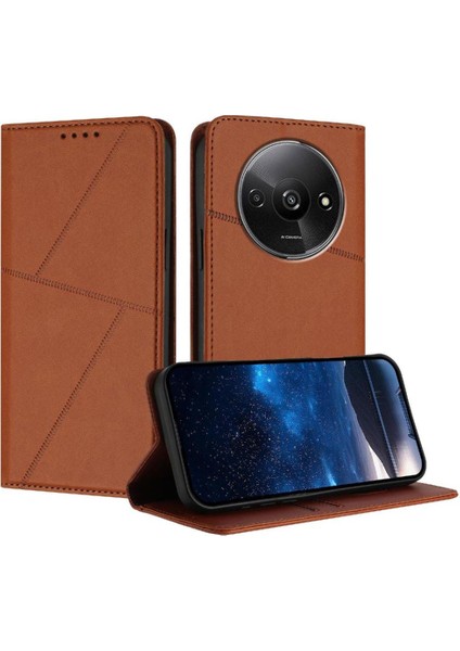 Kart Yuvaları ile Xiaomi Redmi A3 Anti-Parmak Izi Mat Doku Için Kılıf (Yurt Dışından)