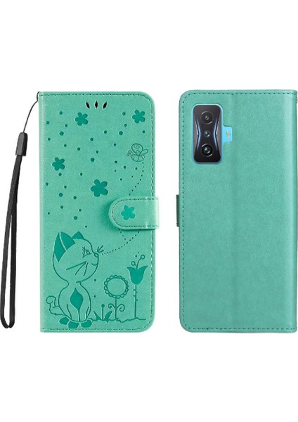 Kart Yuvası Tasarımı ile Xiaomi Poco F4 Gt Dayanıklı Hafif Için Flip Case (Yurt Dışından)