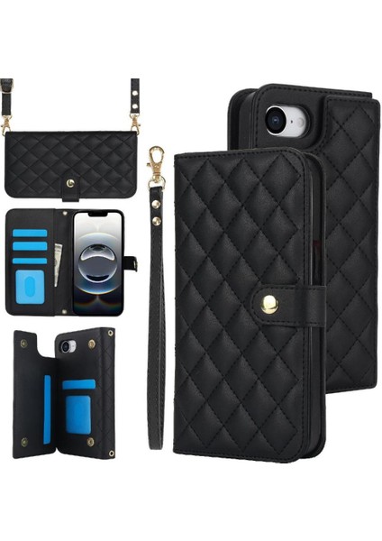IPhone Kart Yuvaları Premium Koruma ile 5 16E Crossbody Tarzı Için Kılıf (Yurt Dışından)