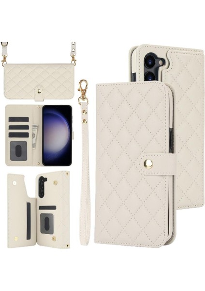 5 Kart Yuvaları Standı ile Samsung Galaxy S25 Plus Crossbody Tarzı Için Kılıf (Yurt Dışından)