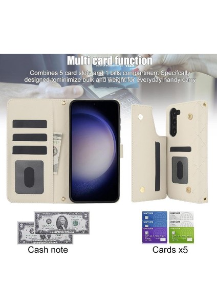 5 Kart Yuvaları Standı ile Samsung Galaxy S25 Plus Crossbody Tarzı Için Kılıf (Yurt Dışından) indirimleri