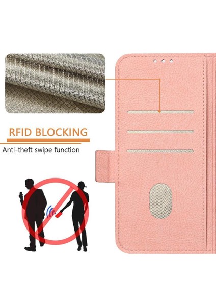 Kredi Kartı Yuvası Pu ile Zte Blade A52 Lite Manyetik Cüzdan Için Kılıf (Yurt Dışından)